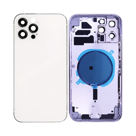 Tampa Traseira+Frame Apple iPhone 12 Pro Max Branco Tampa Traseira+Frame Apple iPhone 12 Pro Max Branco